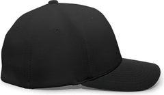 Pacific Headwear 498F M2 Performance Flexfit Cap - Black