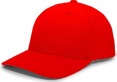 Pacific Headwear 498F M2 Performance Flexfit Cap - Red - Red / 6 1/2’’ - 7’’