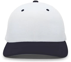 Pacific Headwear 498F M2 Performance Flexfit Cap - White Navy