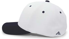 Pacific Headwear 498F M2 Performance Flexfit Cap - White Navy