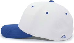 Pacific Headwear 498F M2 Performance Flexfit Cap - White Royal