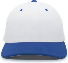 Pacific Headwear 498F M2 Performance Flexfit Cap - White Royal