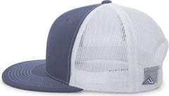 Pacific Headwear 4D3 D-Series Trucker Snapback Cap - Graphite White Graphite - Graphite White Graphite / 7’’ - 7 7/8’’