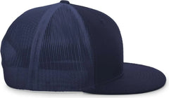 Pacific Headwear 4D3 Trucker D-Series Snapback Cap - Navy Navy - Navy / 7’’ - 7 7/8’’