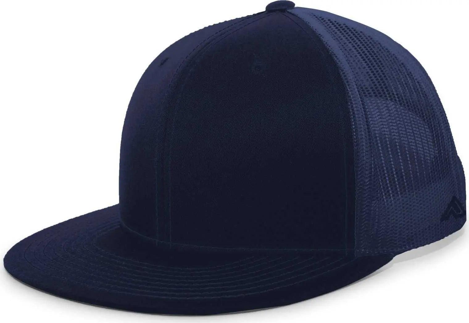 Pacific Headwear 4D3 Trucker D-Series Snapback Cap - Navy Navy - Navy / 7’’ - 7 7/8’’