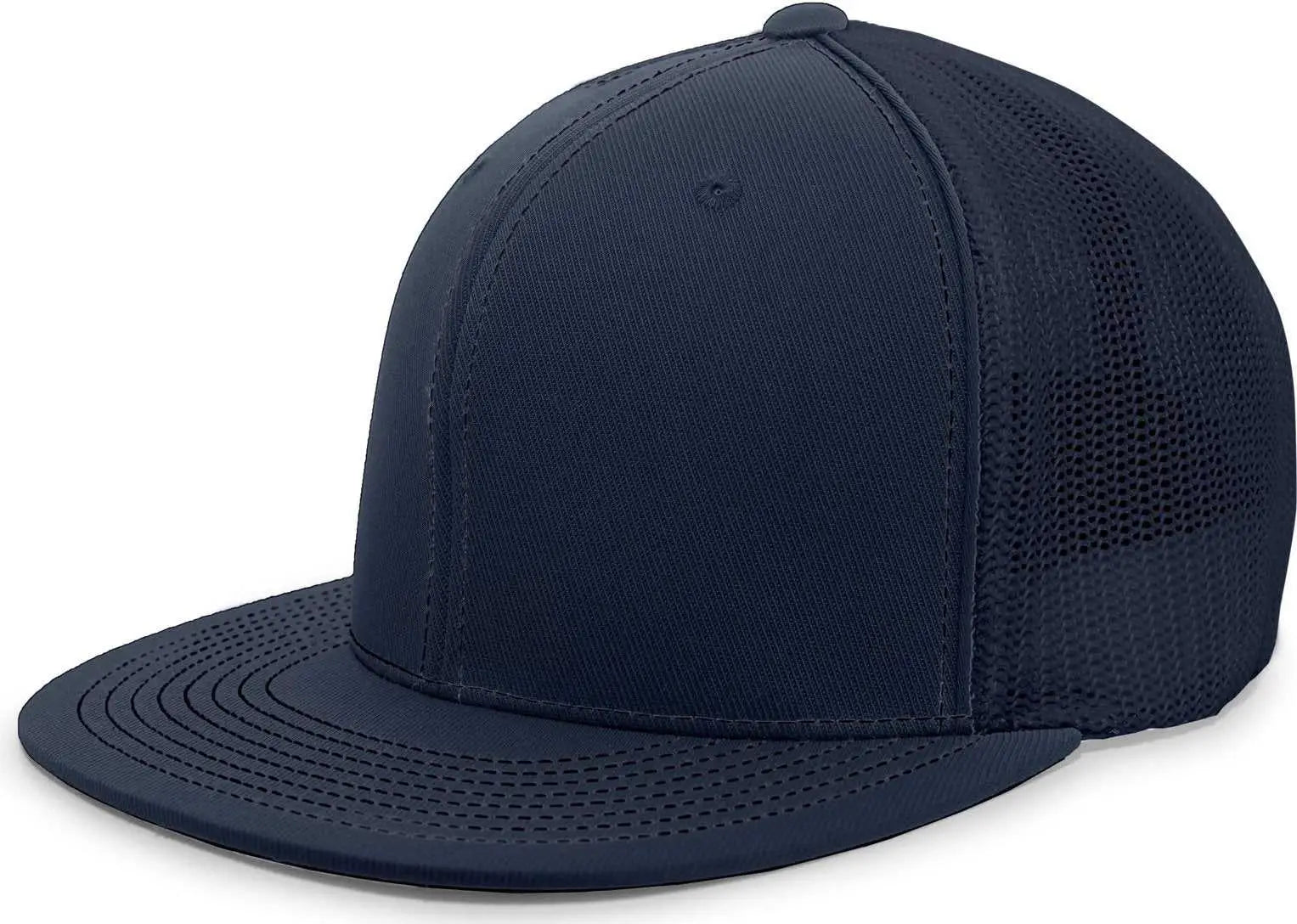 Pacific Headwear 4D5 D-Series Trucker Flexfit Cap - Navy Navy - Navy / 6 3/8’’ - 6 7/8’’