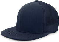Pacific Headwear 4D5 D-Series Trucker Flexfit Cap - Navy Navy - Navy / 6 3/8’’ - 6 7/8’’