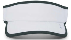 Pacific Headwear 510V Lite Series All-Sport Active Visor - White Dark Green - White Dark Green / 7’’ - 7 7/8’’