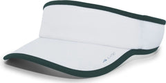 Pacific Headwear 510V Lite Series All-Sport Active Visor - White Dark Green - White Dark Green / 7’’ - 7 7/8’’