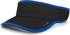 Pacific Headwear 510V Performance Hook-and-Loop Visor - Black Royal - Black Royal / 7’’ - 7 7/8’’