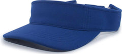 Pacific Headwear 598V M2 Performance Hook-And-Loop Visor - Royal - Royal / 7’’ - 7 7/8’’