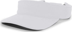Pacific Headwear 598V M2 Performance Hook-and-Loop Visor - Silver - Light Gray / 7’’ - 7 7/8’’