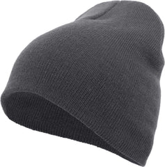 Pacific Headwear 601K Basic Knit Beanie - Graphite - Graphite / 7’’ - 7 7/8’’