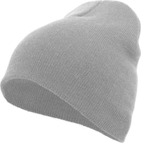 Pacific Headwear 601K Basic Knit Beanie - Silver - Silver / 7’’ - 7 7/8’’