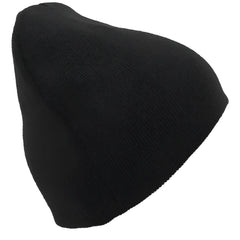 Pacific Headwear 601K Knit Beanie - Black - Black / 7’’ - 7 7/8’’