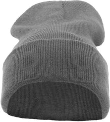 Pacific Headwear 621K Knit Cuff Beanie - Graphite - Dark Gray / 7’’ - 7 7/8’’