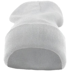 Pacific Headwear 621K Knit Cuff Beanie - Silver - Light Gray / 7’’ - 7 7/8’’