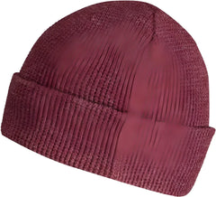 Pacific Headwear 627K Waffle Knit Cuff Beanie - Bordeaux - Cardinal / 7’’ - 7 7/8’’