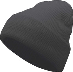 Pacific Headwear 627K Waffle Knit Cuff Beanie - Graphite - Dark Gray / 7’’ - 7 7/8’’