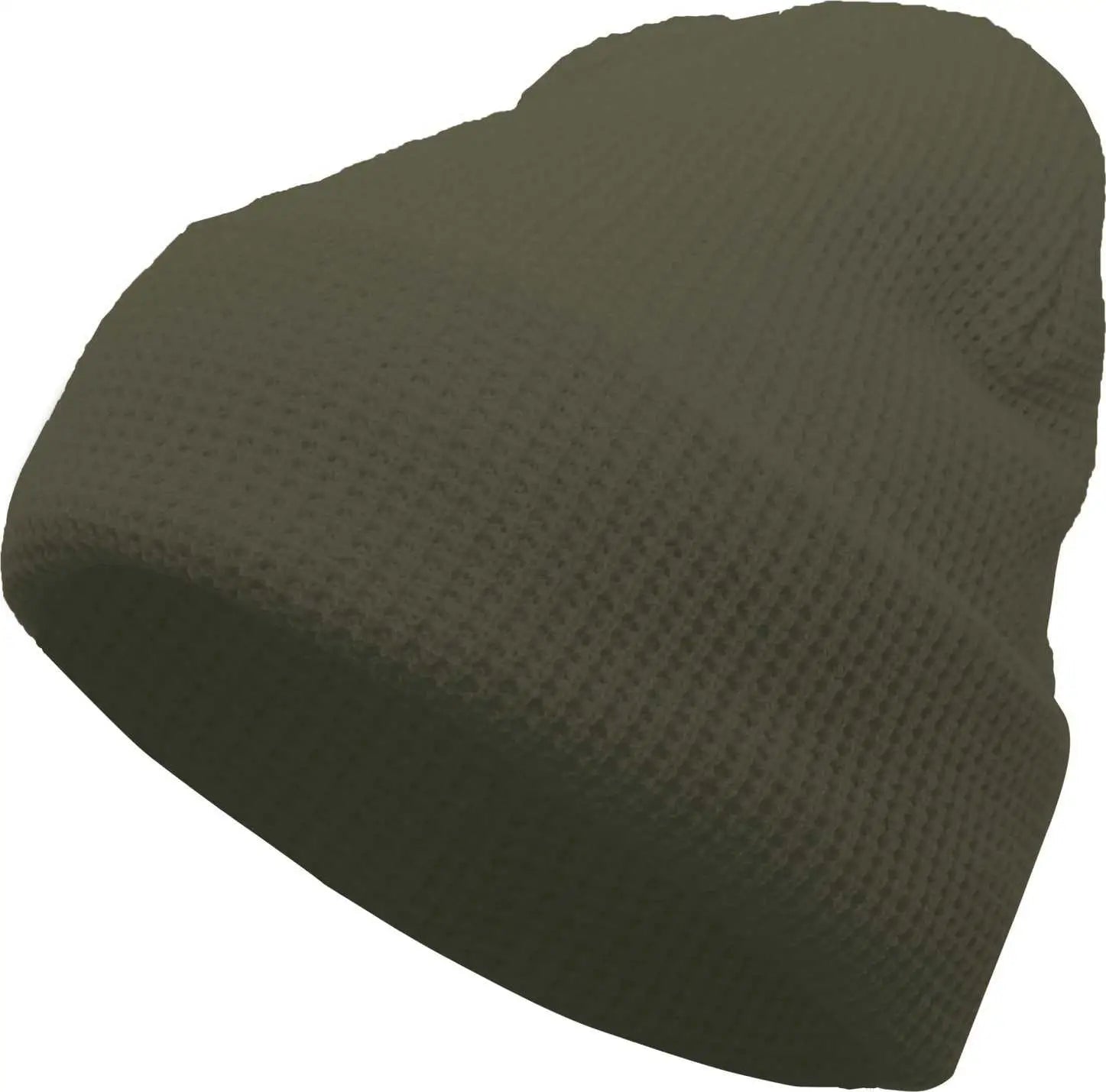 Pacific Headwear 627K Waffle Knit Cuff Beanie - Sage - Gray / 7’’ - 7 7/8’’