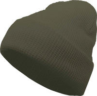Pacific Headwear 627K Waffle Knit Cuff Beanie - Sage - Gray / 7’’ - 7 7/8’’