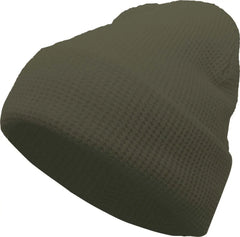 Pacific Headwear 627K Waffle Knit Cuff Beanie - Sage - Gray / 7’’ - 7 7/8’’