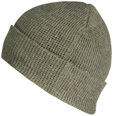 Pacific Headwear 627K Waffle Knit Cuff Beanie - Sage - Gray / 7’’ - 7 7/8’’