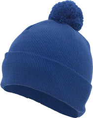 Pacific Headwear 641K Pom-Pom Cuff Beanie - Royal - Royal / 7’’ - 7 7/8’’