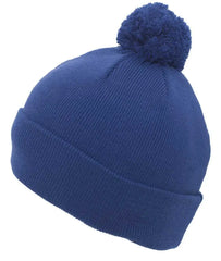 Pacific Headwear 641K Pom-Pom Cuff Beanie - Royal - Royal / 7’’ - 7 7/8’’