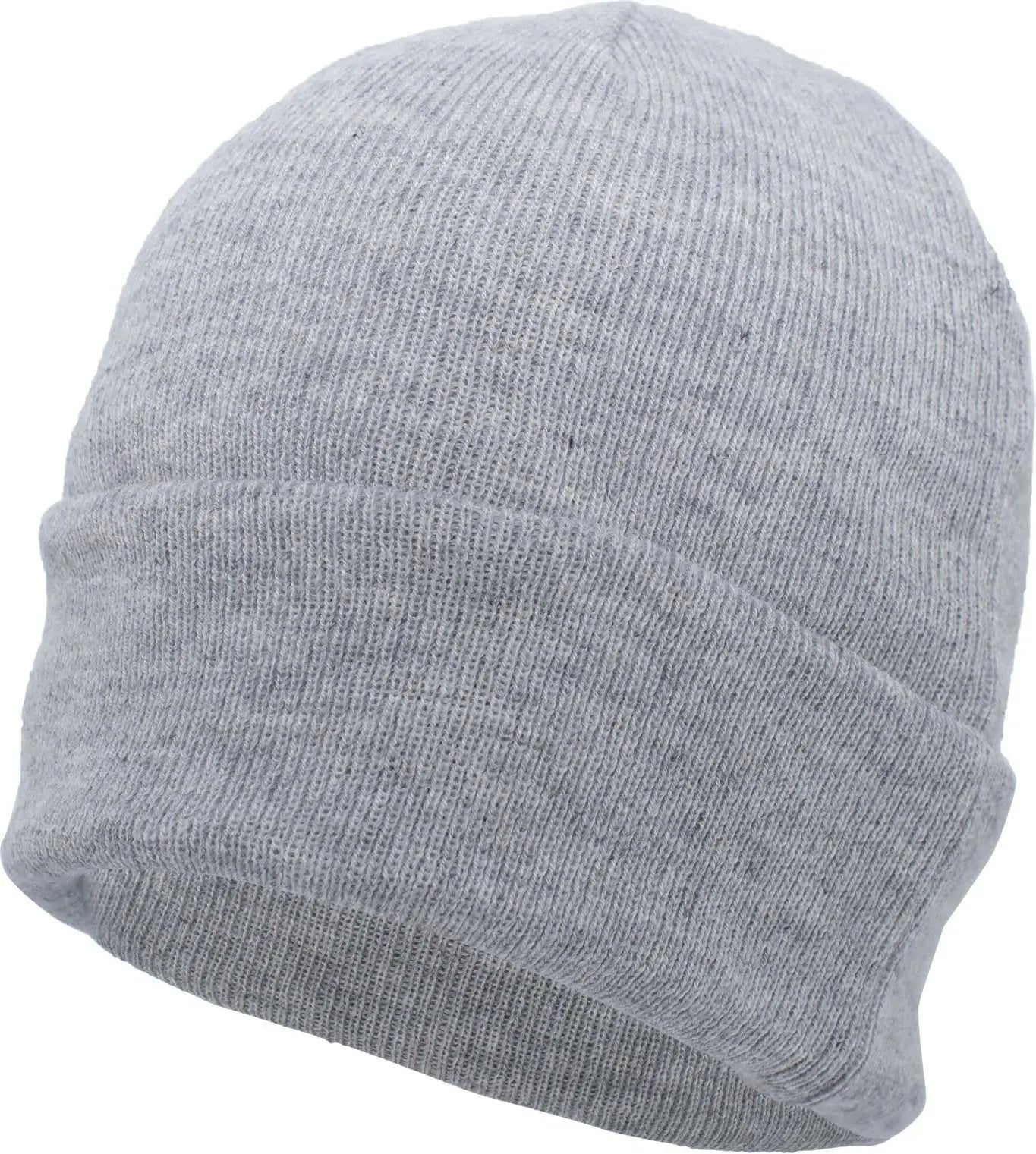 Pacific Headwear 650K Premium Cuff Beanie - Light Heather - Light Gray / 7’’ - 7 7/8’’