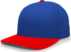 Pacific Headwear 705W Pro-Wool Hook-and-Loop Cap - Royal Red - Royal Red / 6 1/2’’ - 7’’