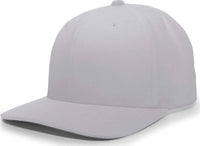 Pacific Headwear 705W Pro-Wool Hook-and-Loop Cap - Silver - Light Gray / 6 1/2’’ - 7’’