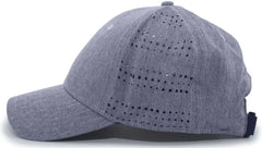 Pacific Headwear 747 Perforated Hook-and-Loop Cap - Chambray Heather - Chambray / 7’’ - 7 7/8’’