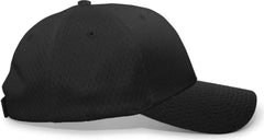 Pacific Headwear 805M Coolport Mesh Hook-and-Loop Cap - Black