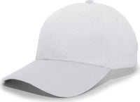 Pacific Headwear 805M Coolport Mesh Hook-and-Loop Cap - Silver - Light Gray / 6 1/2’’ - 7’’