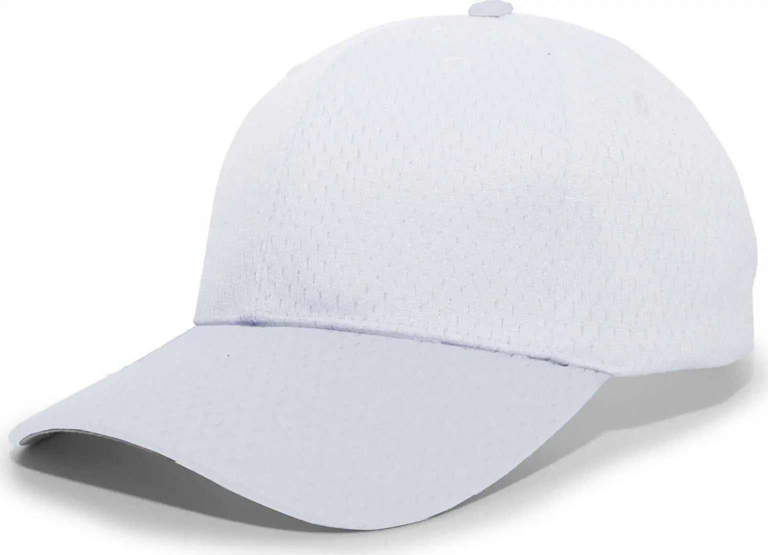 Pacific Headwear 805M Coolport Mesh Hook-and-Loop Cap - White - White / 6 1/2’’ - 7’’