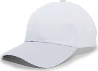 Pacific Headwear 805M Coolport Mesh Hook-and-Loop Cap - White - White / 6 1/2’’ - 7’’