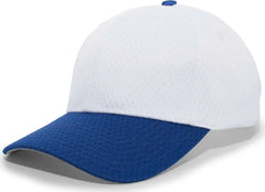 Pacific Headwear 805M Coolport Mesh Hook-and-Loop Cap - White Royal - White Royal / 6 1/2’’ - 7’’
