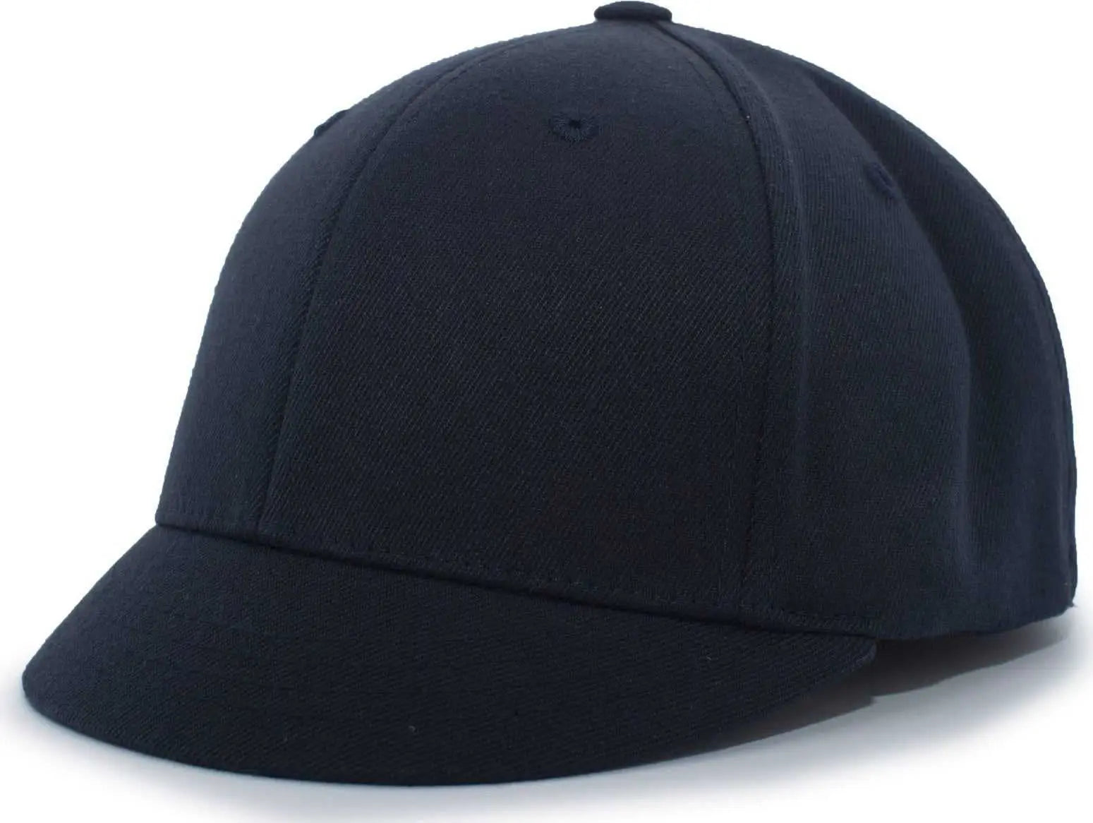 Pacific Headwear 875U Pro-Wool Plate Cap Flexfit Cap - Navy - Navy / 6 7/8’’ - 7 3/8’’