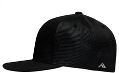 Pacific Headwear ES341 Premium M2 Performance Trucker Flexfit Cap - Black