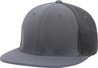 Pacific Headwear ES341 Premium M2 Performance Trucker Flexfit Cap - Graphite - Dark Gray / 6 3/8’’ - 6 7/8’’