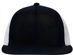 Pacific Headwear ES341 Premium M2 Performance Trucker Flexfit Cap - Navy White