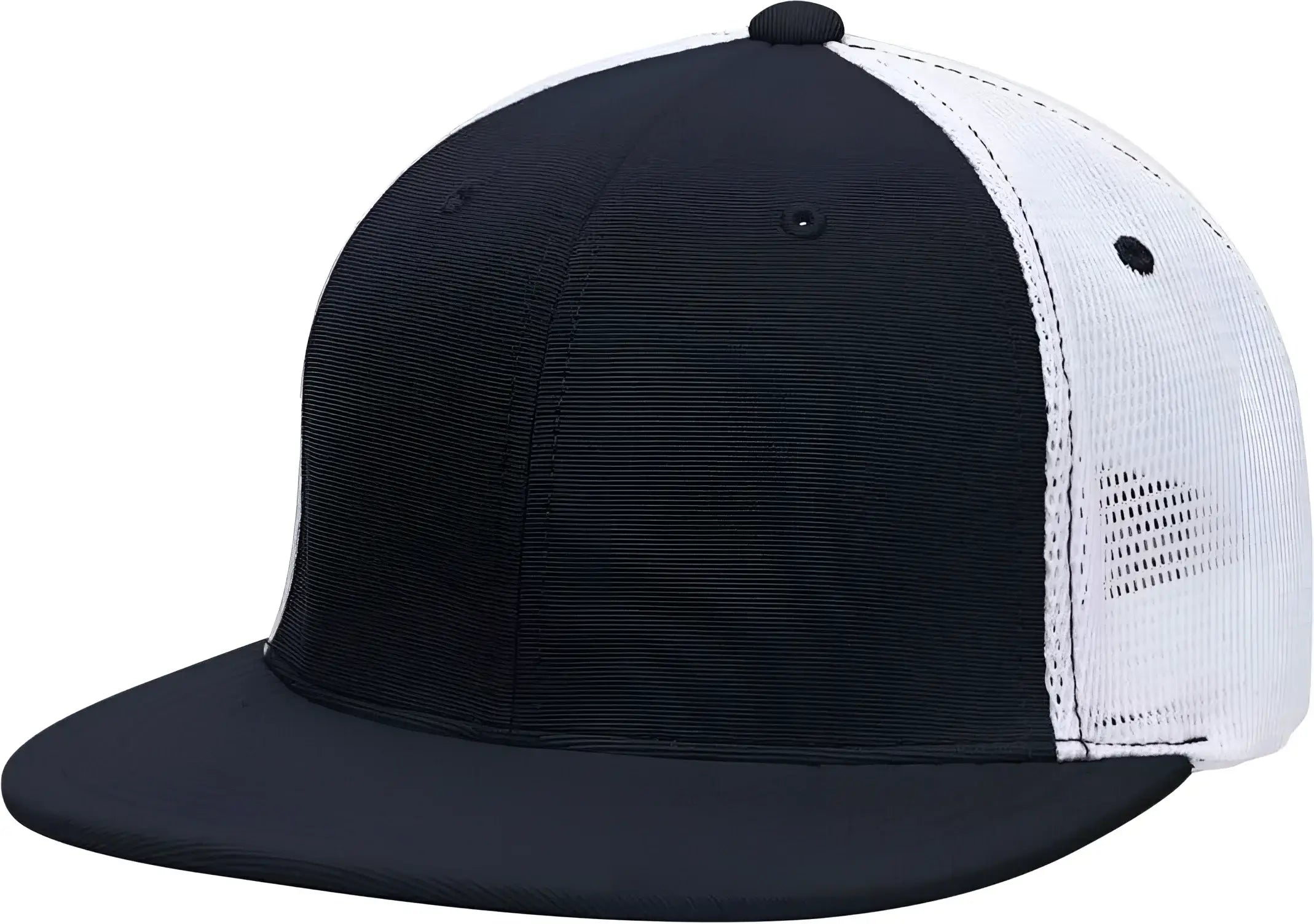 Pacific Headwear ES341 Premium M2 Performance Trucker Flexfit Cap - Navy White - Navy White / 6 3/8’’ - 6 7/8’’