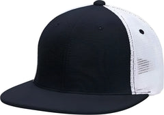 Pacific Headwear ES341 Premium M2 Performance Trucker Flexfit Cap - Navy White - Navy White / 6 3/8’’ - 6 7/8’’