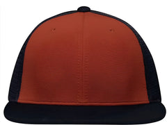Pacific Headwear ES341 Premium M2 Performance Trucker Flexfit Cap - Red Navy