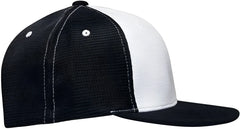 Pacific Headwear ES341 Premium M2 Performance Trucker Flexfit Cap - White Navy