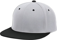 Pacific Headwear Es342 Premium P-Tec Flexfit Cap - Silver Black