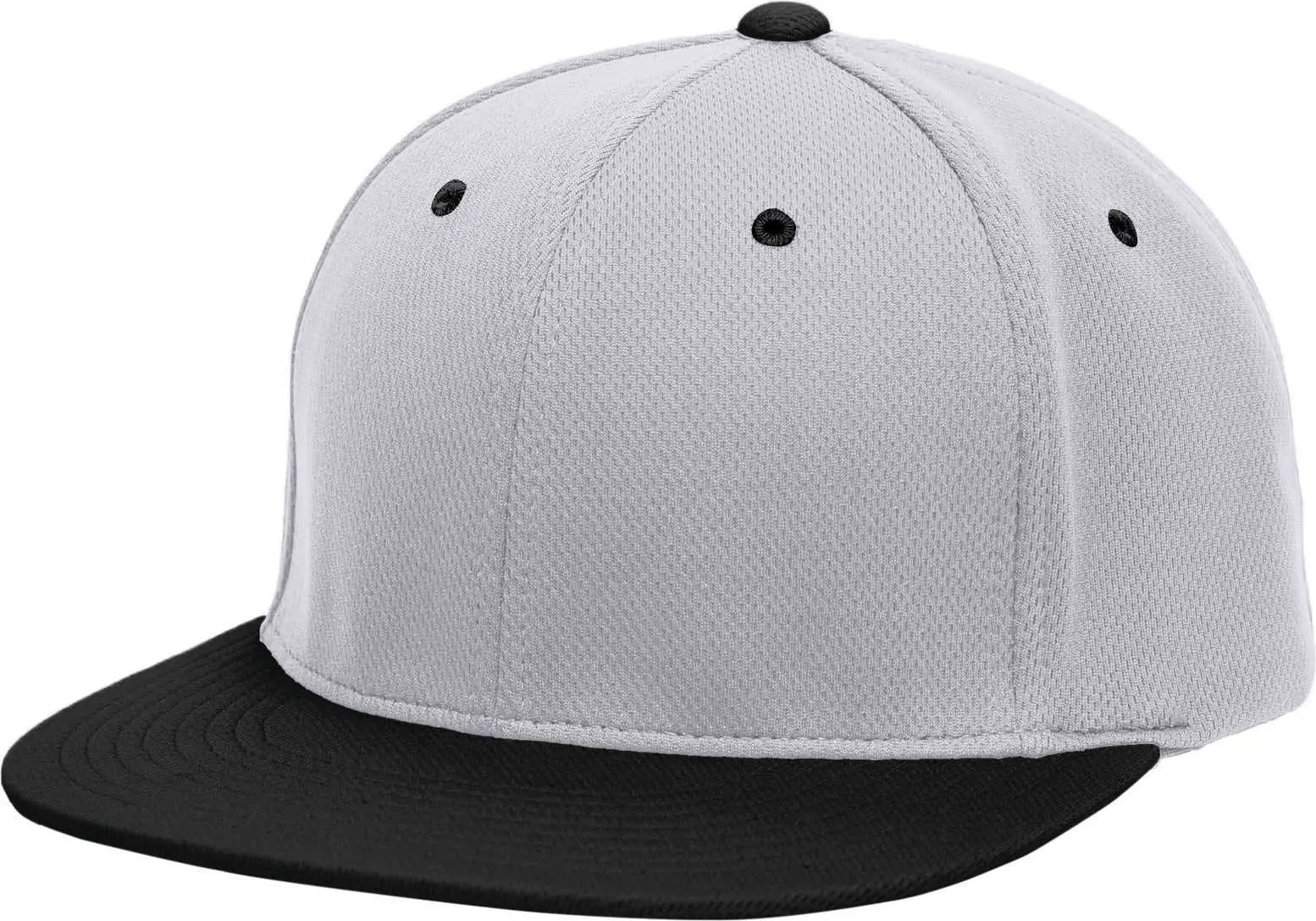 Pacific Headwear Es342 Premium P-Tec Flexfit Cap - Silver Black - Silver Black / 6 3/8’’ - 6 7/8’’