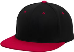 Pacific Headwear ES342 Premium P-Tec Performance Flexfit Cap - Black Red