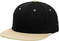 Pacific Headwear ES342 Premium P-Tec Performance Flexfit Cap - Black Vegas Gold - Black Vegas Gold / 6 3/8’’ - 6 7/8’’